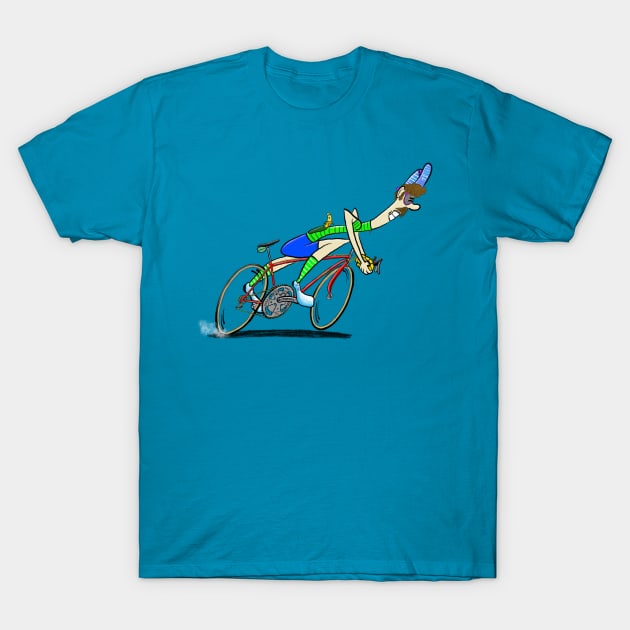 Road Cyclist T-Shirt by cyclingnerd